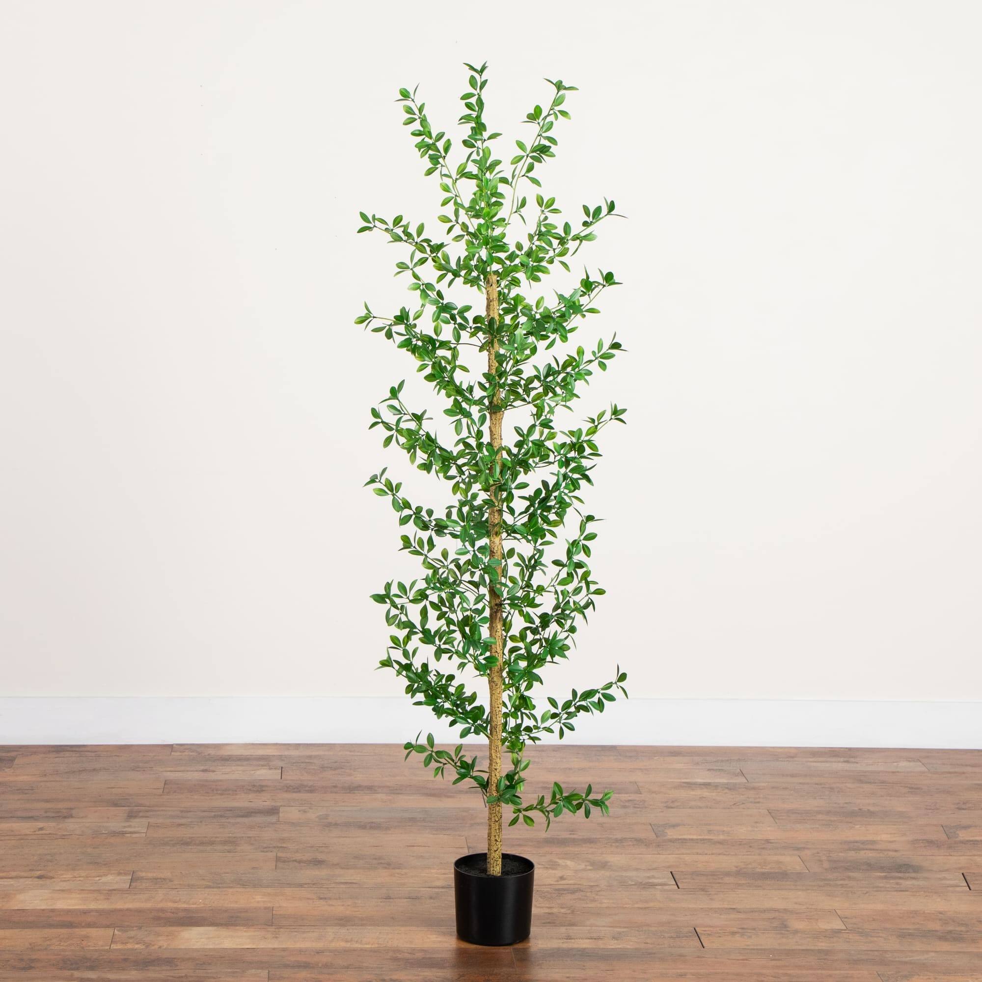 7ft. Artificial Shady Lady Black Olive Tree